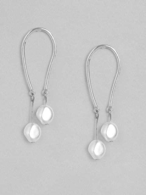 

DressBerry Silver-Toned Quirky Drop Earrings