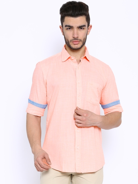 

ColorPlus Orange Tailored Fit Casual Shirt