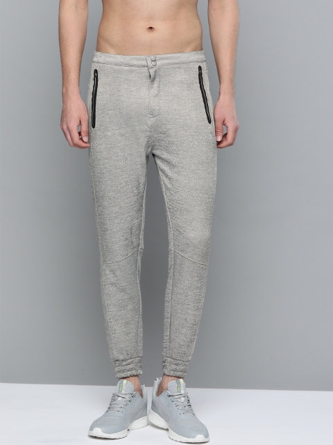 

HRX by Hrithik Roshan Men Grey Slim Rapid-Dry N9 Antimicrobial Technology Training Jogger, Grey melange