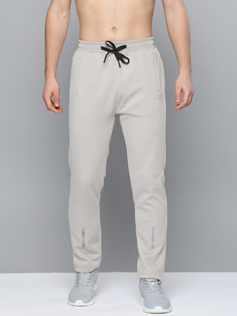 

HRX by Hrithik Roshan Men Wet weather Rapid-Dry N9 Antimicrobial Running Track Pants, Grey