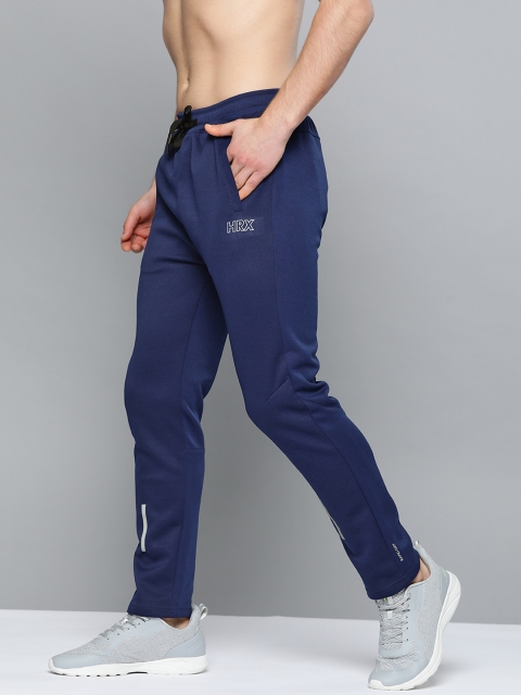 

HRX by Hrithik Roshan Men medieval blue Rapid-Dry N9 Antimicrobial Running Track Pants, Navy blue