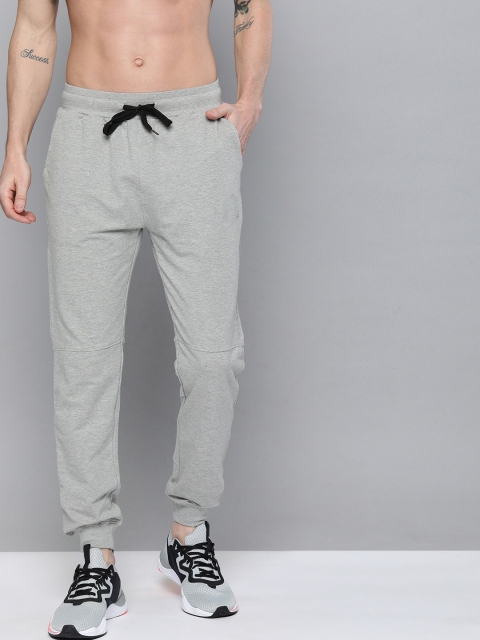

HRX by Hrithik Roshan Men Light grey melange Solid Slim fit Organic Yoga Jogger
