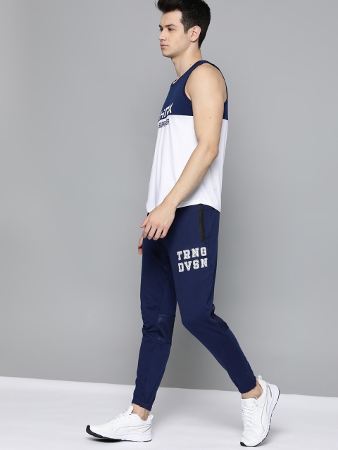 

HRX by Hrithik Roshan Men medieval Blue Solid Regular Fit Training Jogger, Navy blue