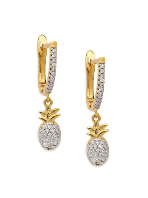 

Amavi Gold-Toned Contemporary Drop Earrings