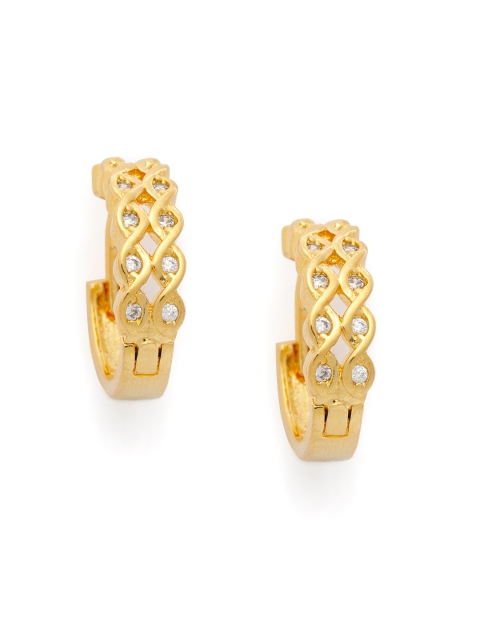 

Amavi Gold-Toned Circular Hoop Earrings