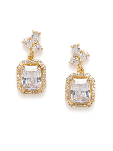 

Amavi Gold-Toned Geometric Drop Earrings