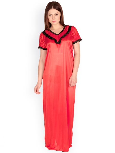 

Secret Wish Red Maxi Nightdress NT-27