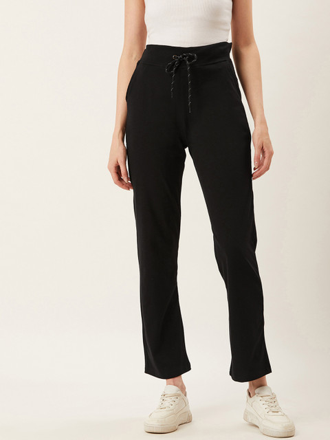 

Alsace Lorraine Paris Women Black Solid Track Pants
