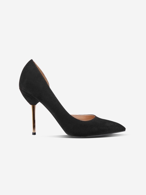 

DOROTHY PERKINS Women Black Solid Pumps