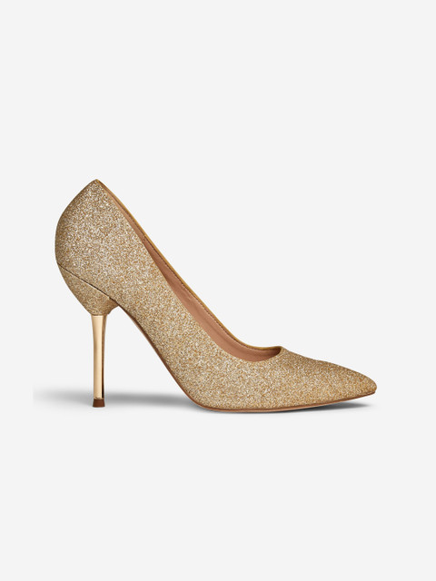 

DOROTHY PERKINS Women Gold-Toned Shimmer Pumps