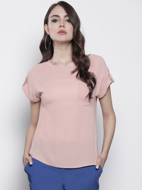 

DOROTHY PERKINS Women Pink Petite Solid Top