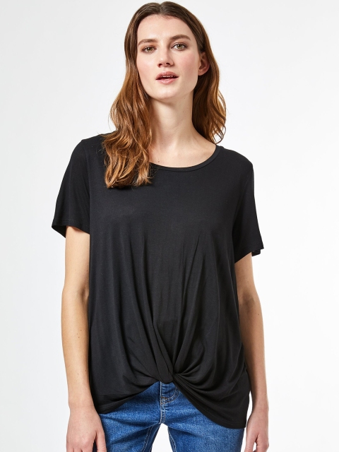 

DOROTHY PERKINS Women Black Solid Top