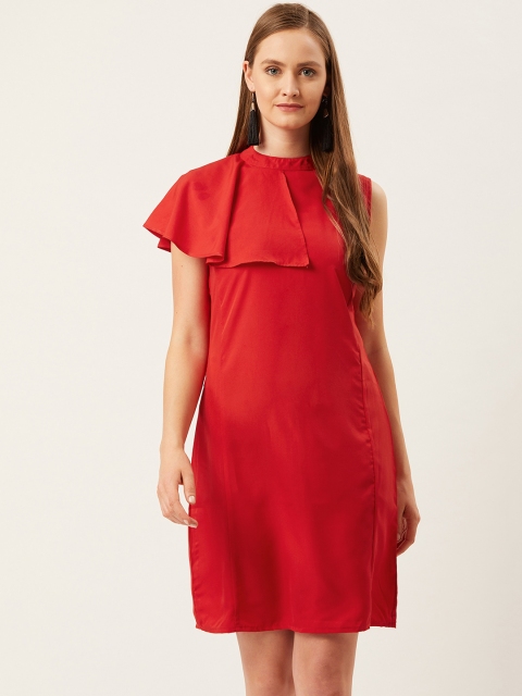 

Alsace Lorraine Paris Women Red Solid Sheath Dress