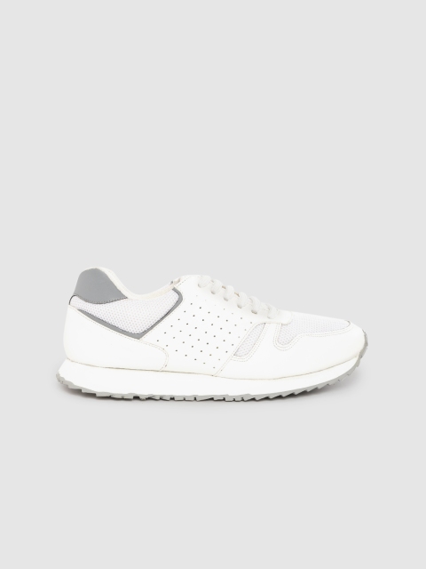 

Mast & Harbour Women White Perforated Sneakers