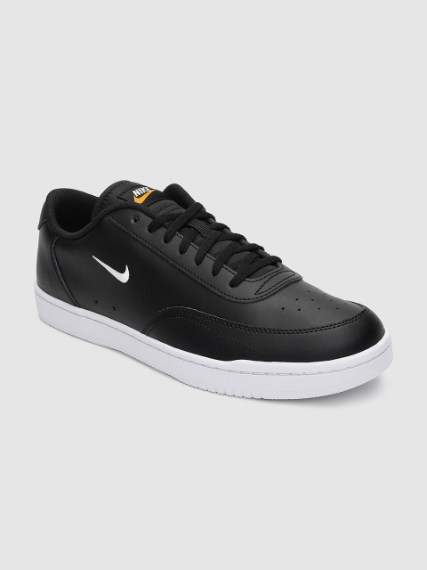 

Nike Men Black Court Vintage Leather Sneakers