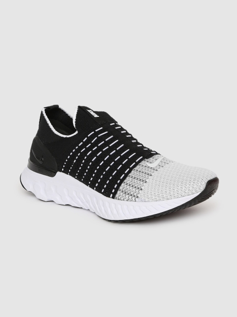 

Nike Men Black & White REACT PHANTOM RUN FK 2 Running Shoes