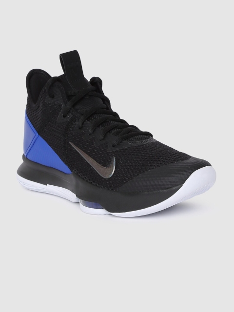 

Nike Men Black Lebron Witness IV EP Basketball Shoes