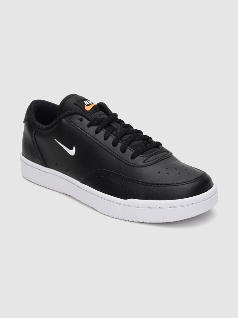 

Nike Women COURT VINTAGE Black Leather Sneakers