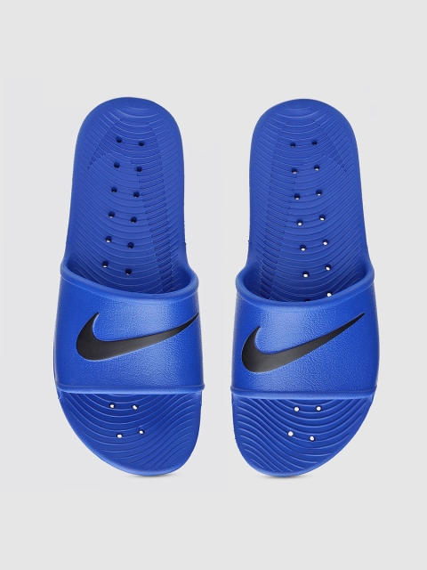 

Nike Men Blue Printed Sliders