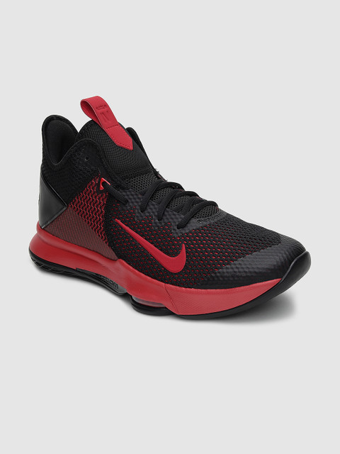 

Nike Men Black LEBRON WITNESS IV EP Basketball Shoes