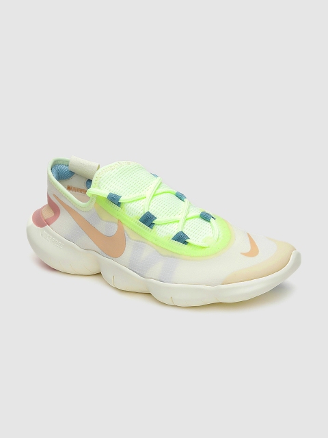 

Nike Women White FREE RN 5.0 2020 Running Shoes