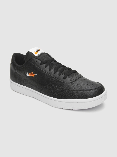

Nike Men Black Solid COURT VINTAGE PREM Leather Sneakers