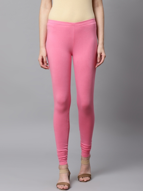 

Kifahari Women Pink Solid Leggings