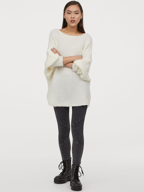 

H&M Women Grey Biker Leggings