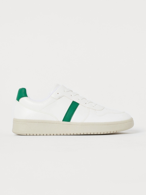 

H&M Women White & Green Trainers