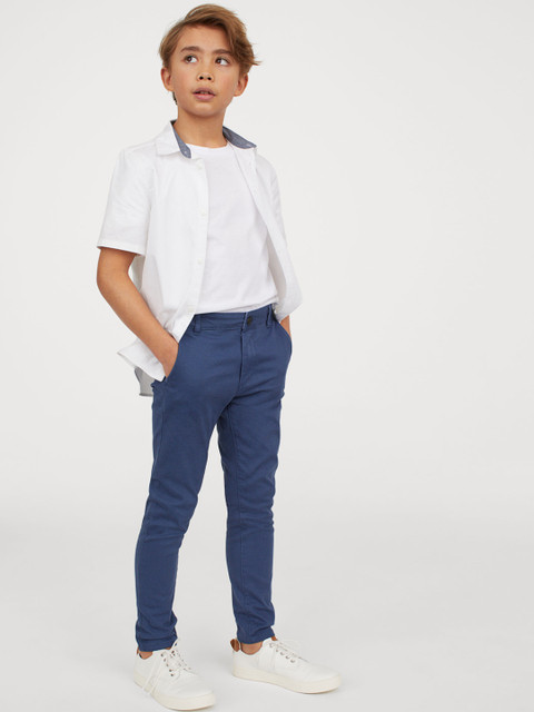 

H&M Boys Navy Blue Skinny Fit Chinos