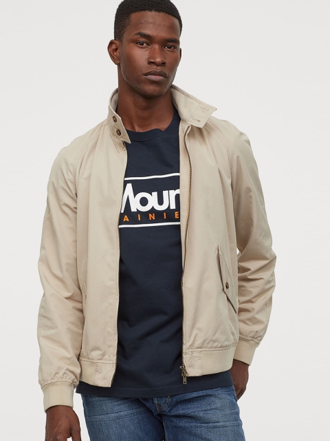 

H&M Men Beige Short Jacket