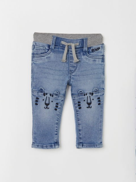 

H&M Boys Blue Straight Fit Pull-On Jeans