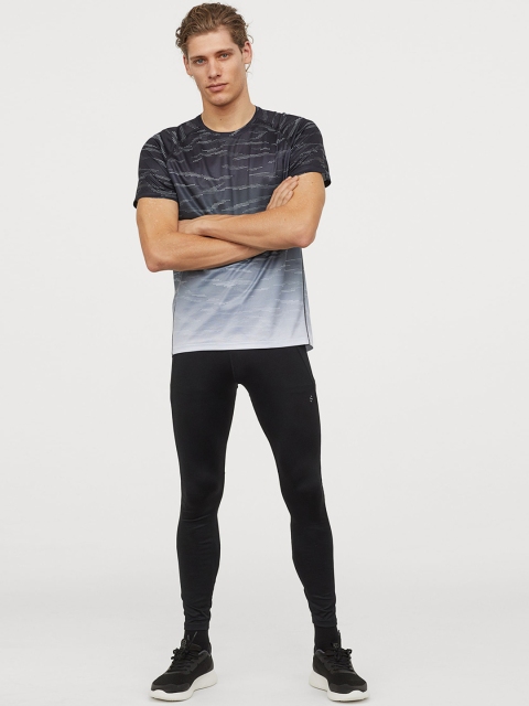 

H&M Men Black Running Tights