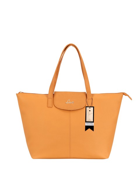 

Lavie Mustard Yellow Solid Shoulder Bag