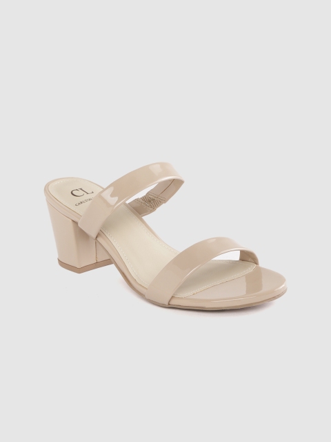 

Carlton London Women Nude-Coloured Solid Block Heels