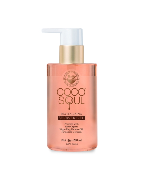 

Coco Soul Revitalizing Body Wash With Virgin King Coconut Oil 200 ml, Transparent