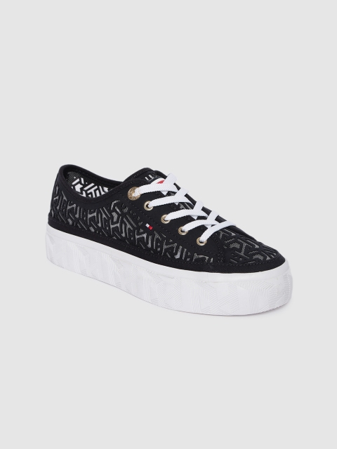 

Tommy Hilfiger Women Navy Blue Flatforms