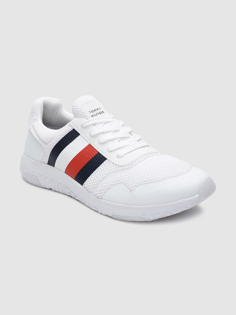 

Tommy Hilfiger Men White Solid Sneakers