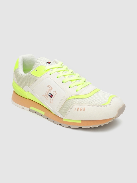 

Tommy Hilfiger Men Off-White Sneakers