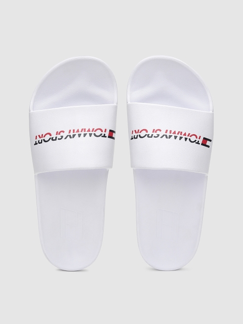 

Tommy Hilfiger Men White Printed Sliders