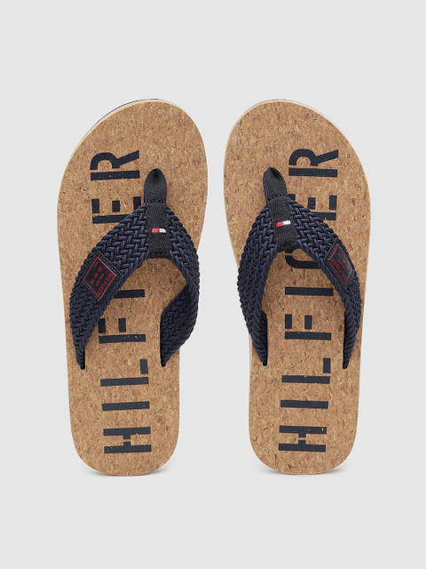 

Tommy Hilfiger Men Blue Printed Thong Flip-Flops