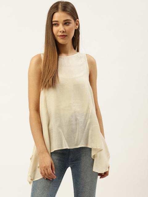 

An Episode Women Off-White Self-Design Asymmetric A-Line Top