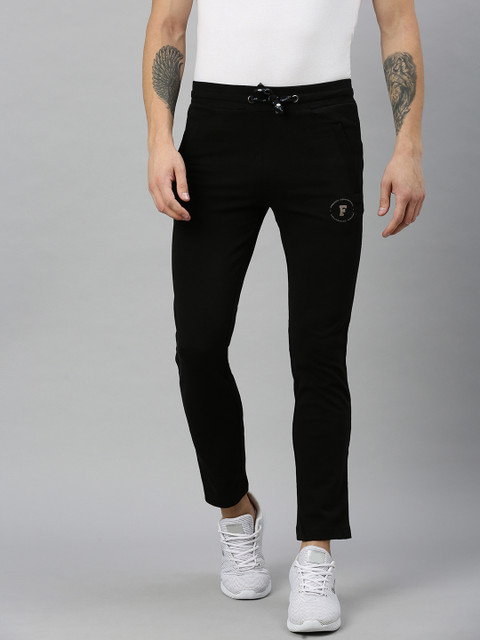 

French Connection Men Black Solid Joggers