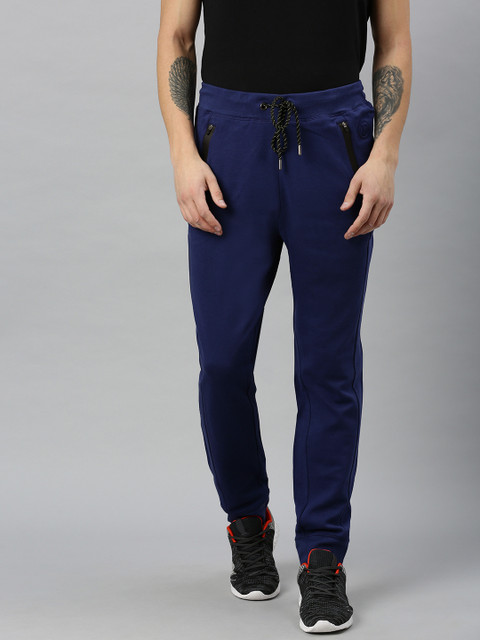 

French Connection Repose Men's Blue Solid Knit Pant, Navy blue