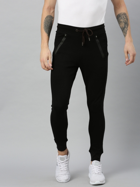 

French Connection Repose Mens Black Solid Joggers