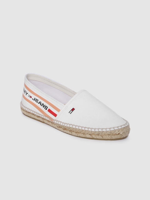 

Tommy Hilfiger Women White Printed Espadrilles