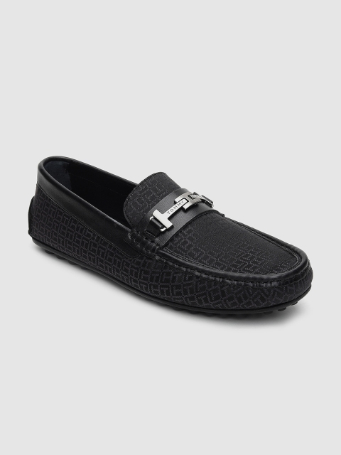 

Tommy Hilfiger Men Black Printed Loafers