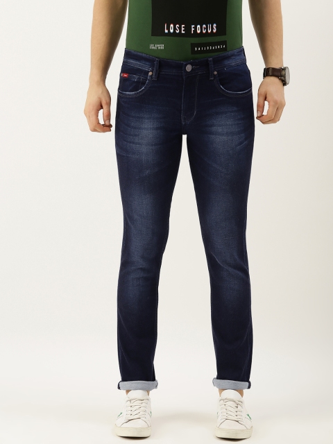 

Lee Cooper Men Blue Slim Fit Low-Rise Clean Look Jeans