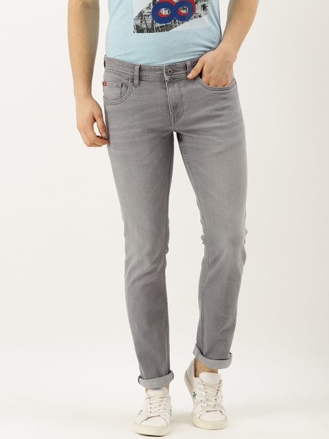 

Lee Cooper Men Grey Slim Fit Low-Rise Clean Look Stretchable Jeans