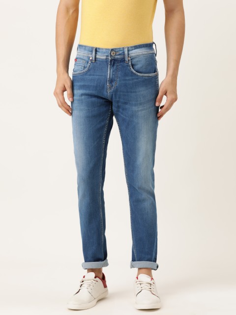 

Lee Cooper Men Blue Skinny Fit Mid-Rise Clean Look Stretchable Jeans